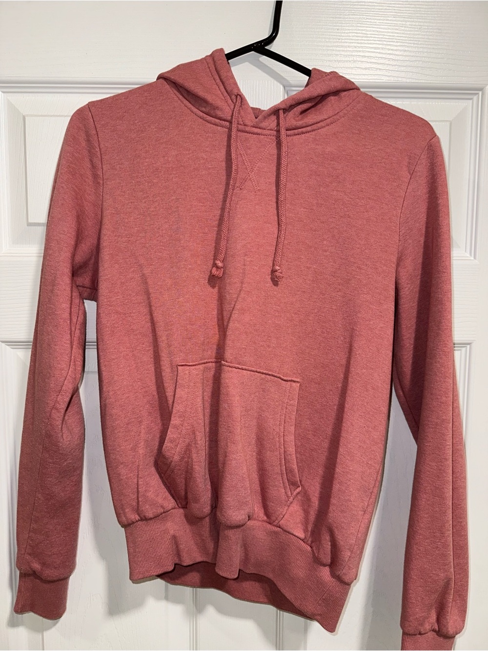 H&M Pink Hoodie with Drawstring